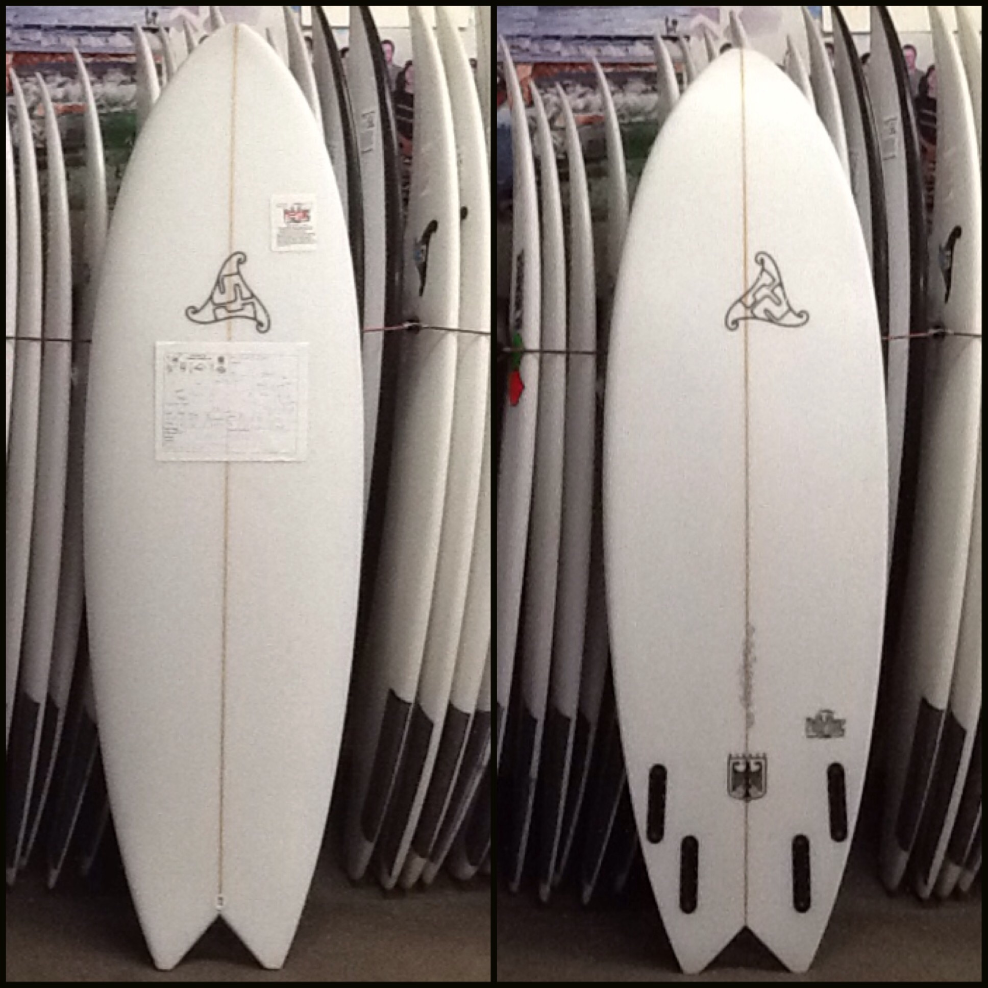 Summer Jet Peeping Tom 5'10" x 21" x 2 1/2" 34.2