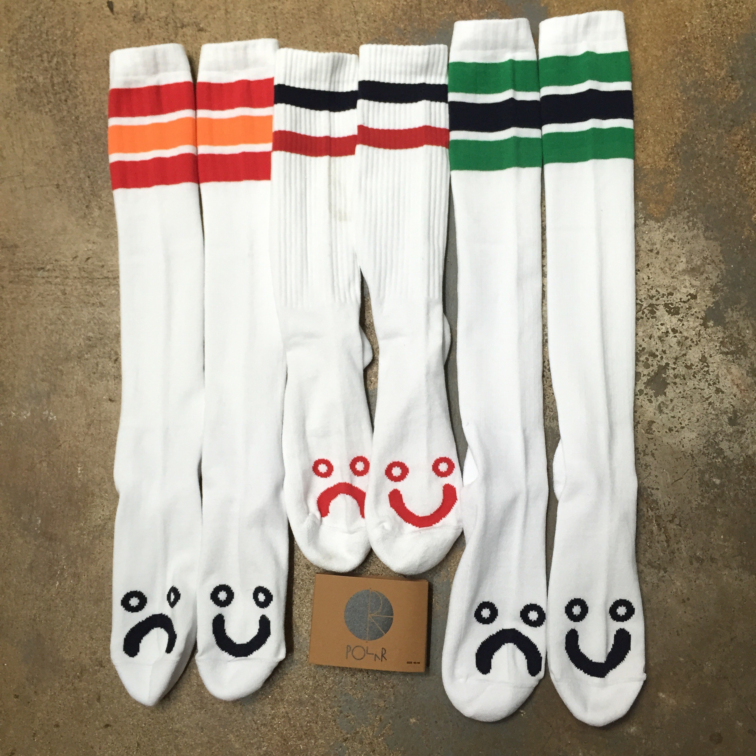 Polar happy/sad socks! 