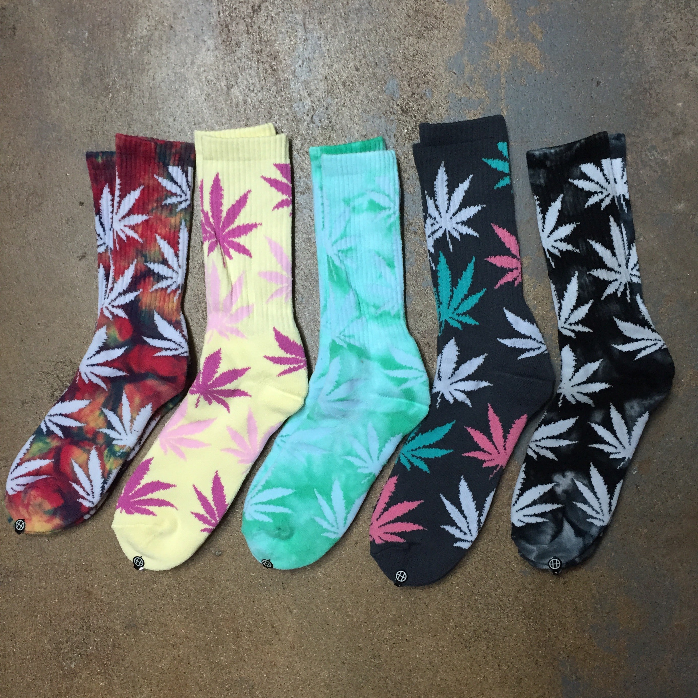 HUF Japanese maple leaf socks