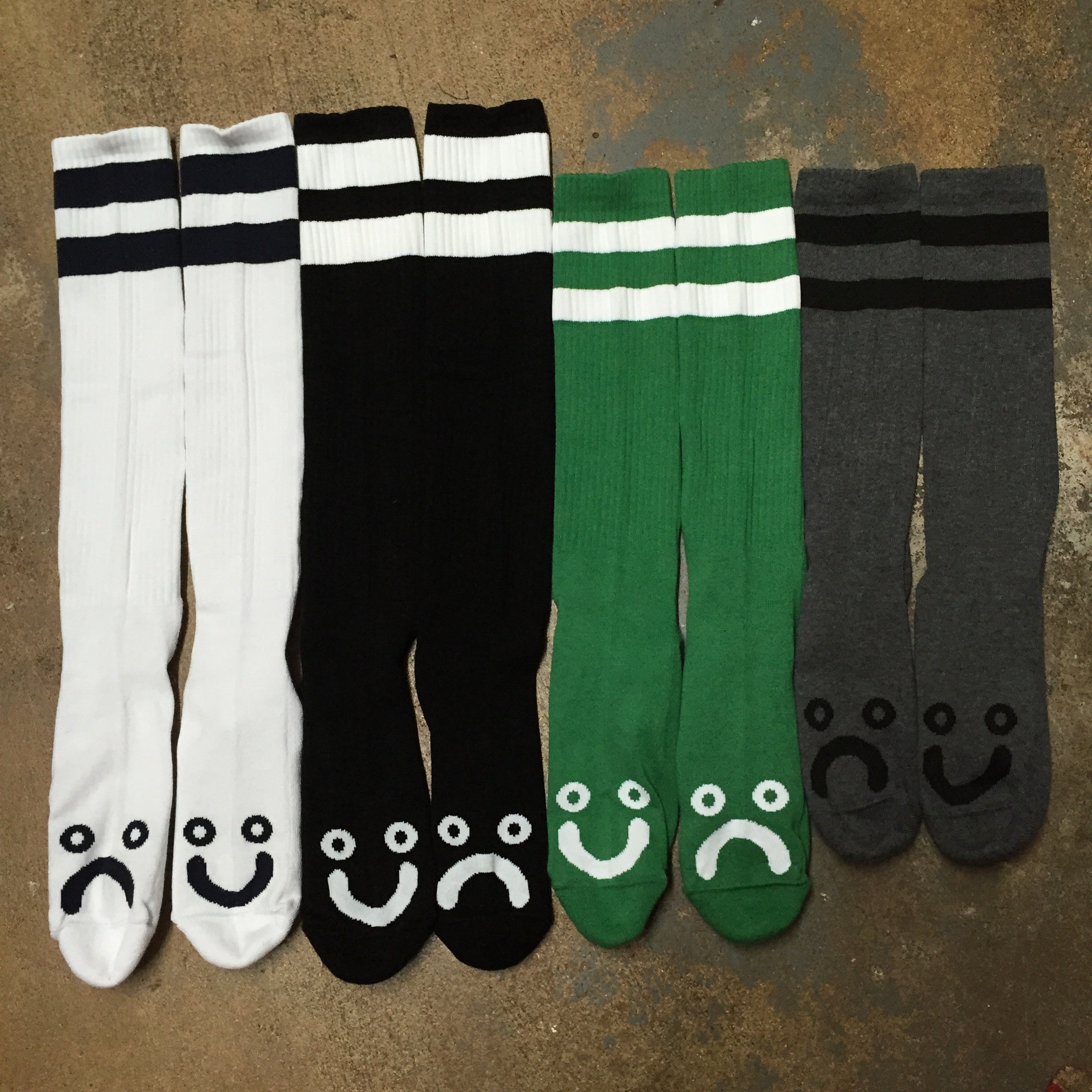 Polar Happy/Sad Around The World socks