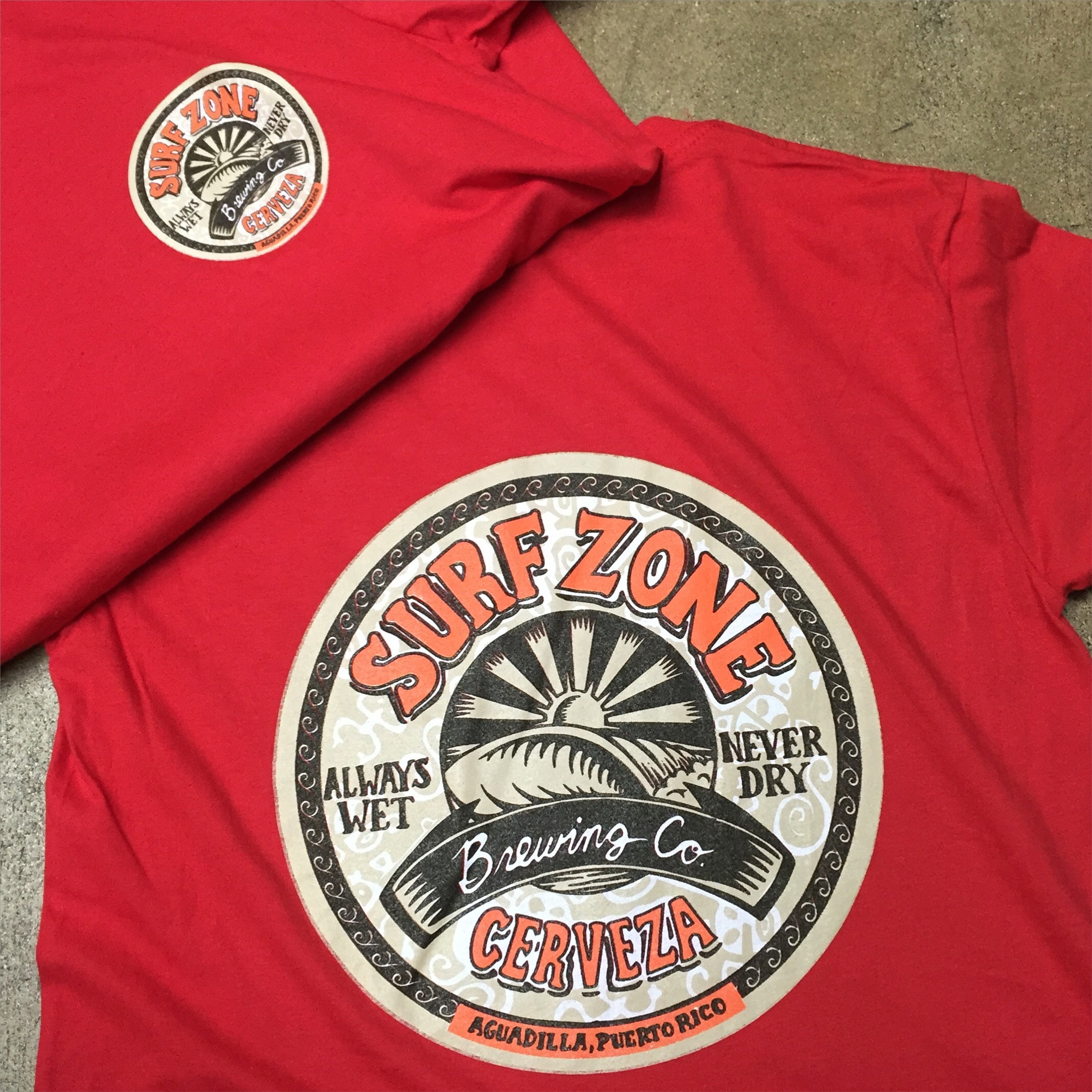 Surf Zone Cerveza tee