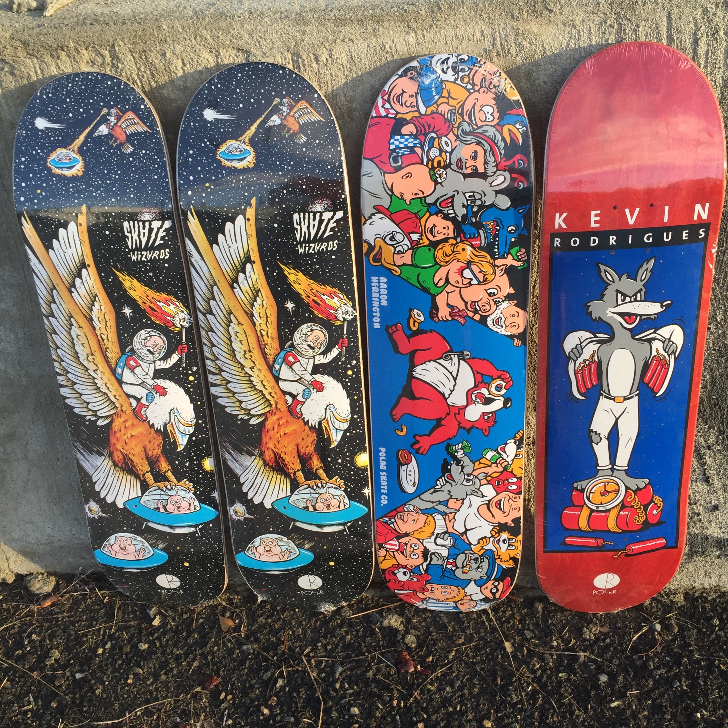 Polar Skateboards (8 x 31.5, 8.25 x 31.5, 8.25 x 31.5, 8.125 x 31.5)