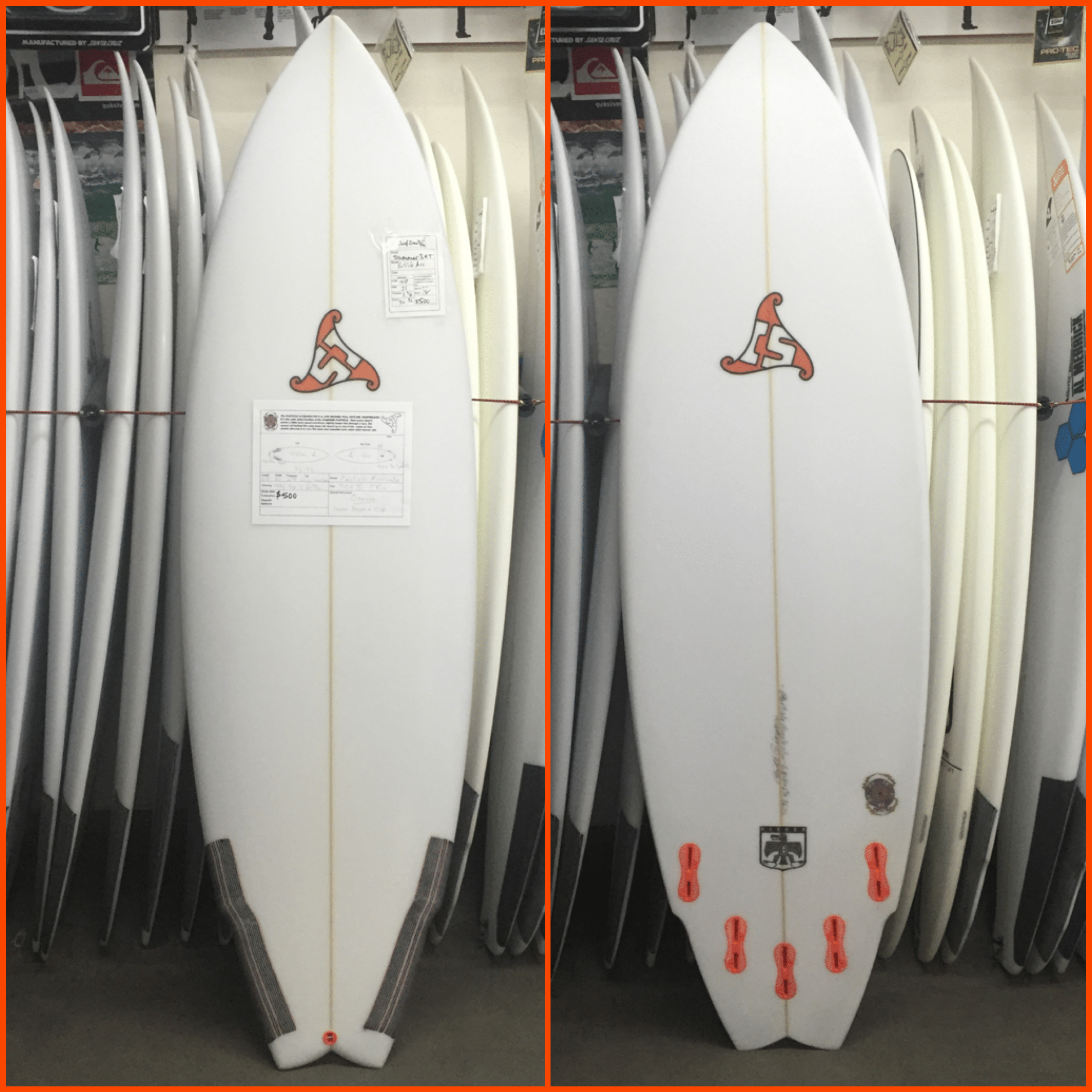 Summer jet particle accelerator 6'0"x21"x25/8" 36.3L